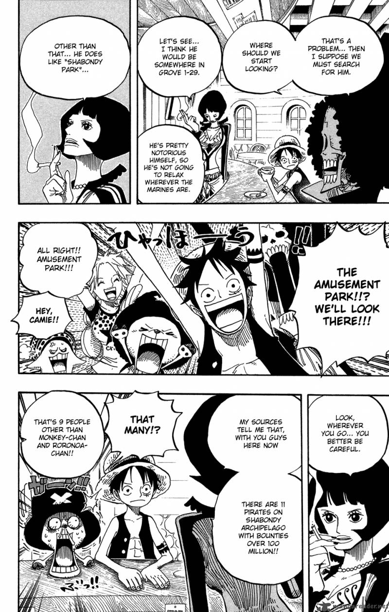 One Piece Chapter 498 Page 10