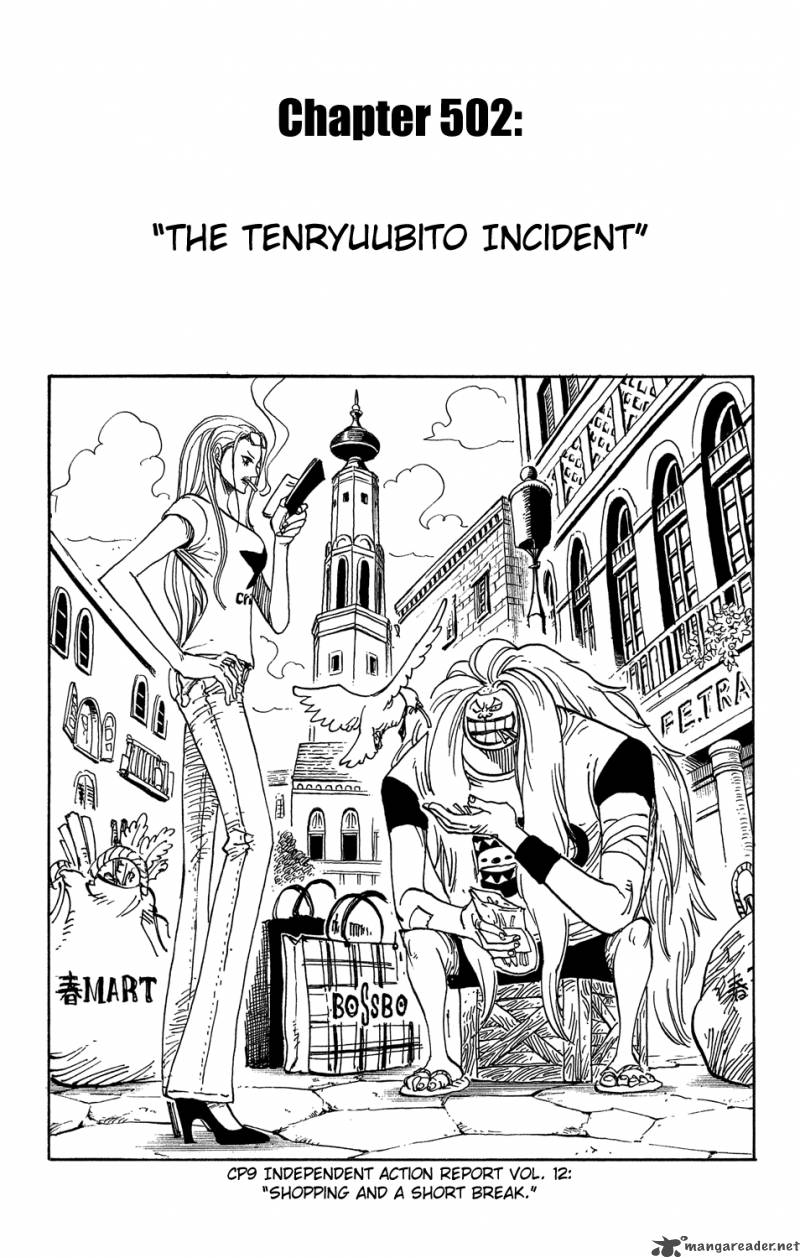 One Piece Chapter 502 Page 1