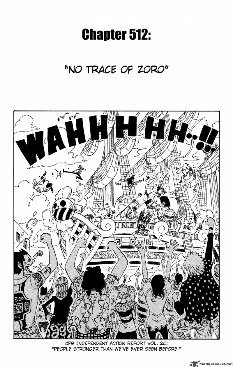 One Piece Chapter 512 Page 1