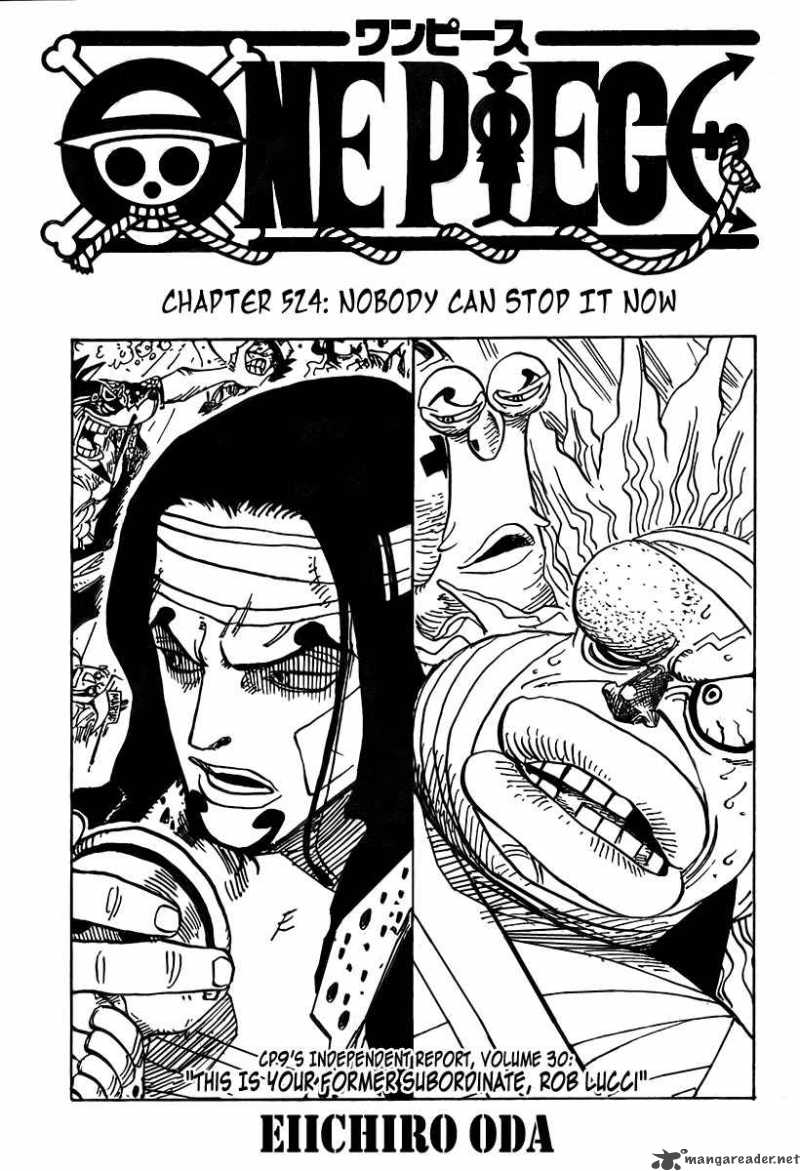 One Piece Chapter 524 Page 1