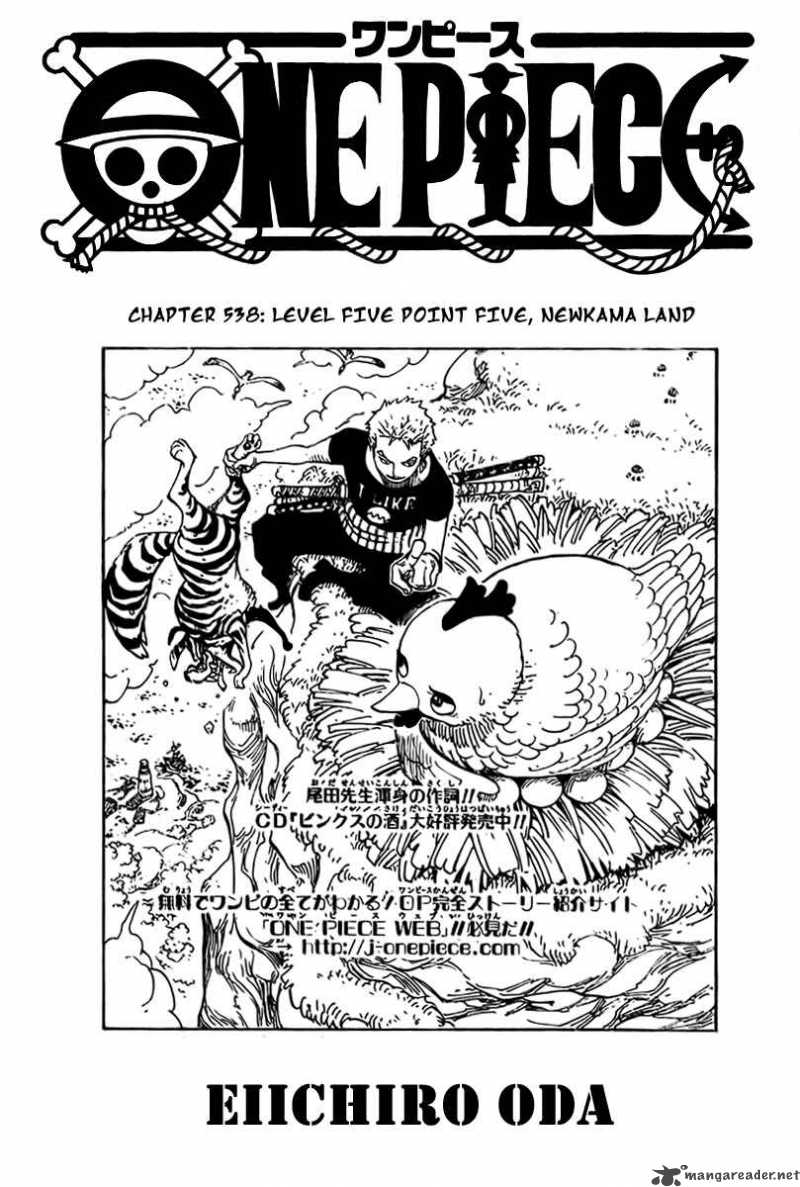 One Piece Chapter 538 Page 2