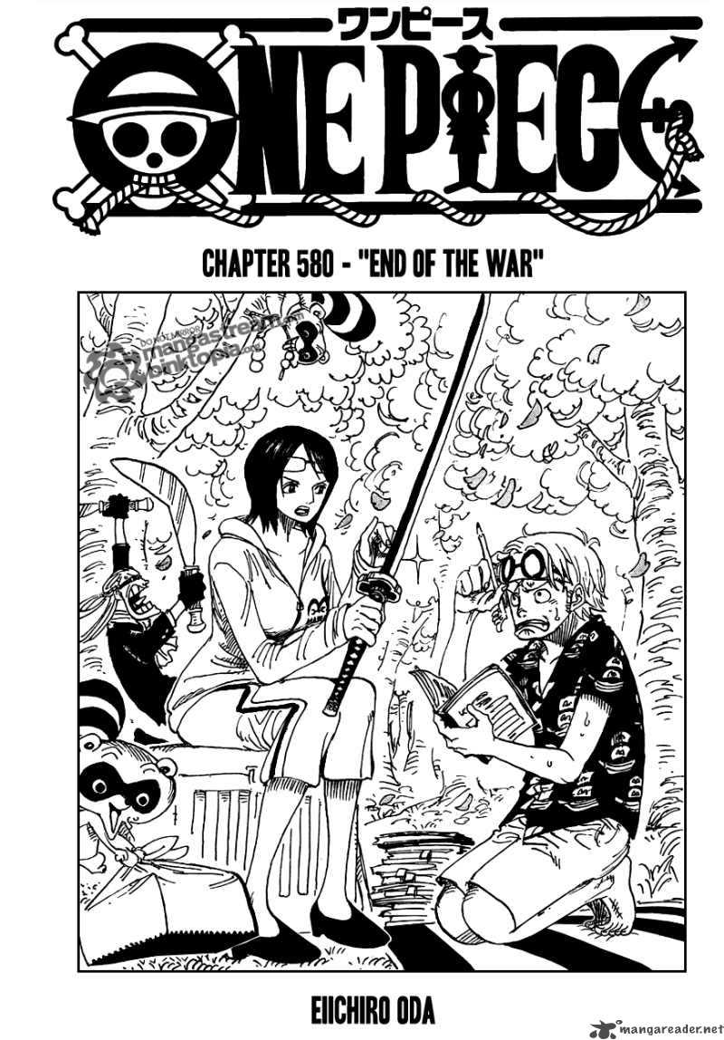 One Piece Chapter 580 Page 1