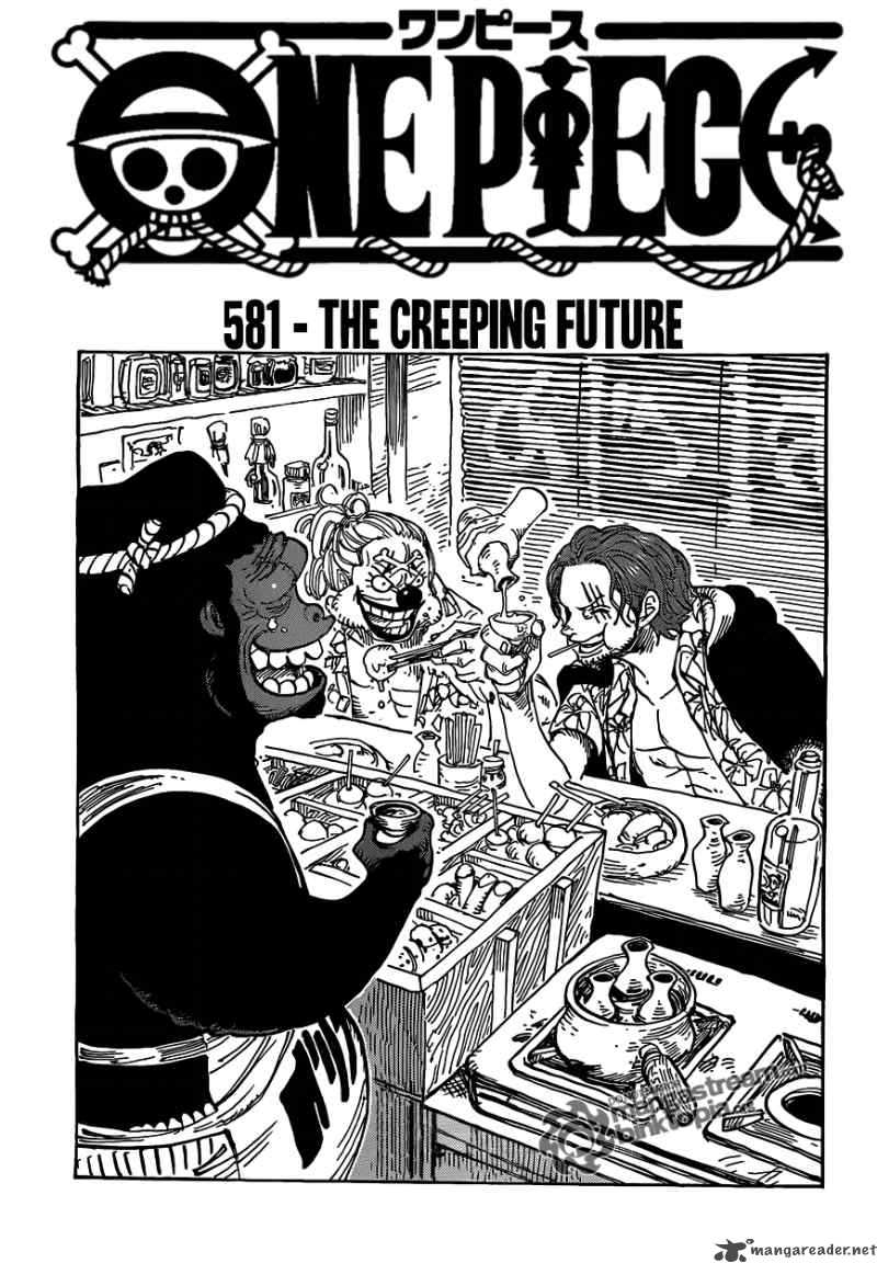 One Piece Chapter 581 Page 1