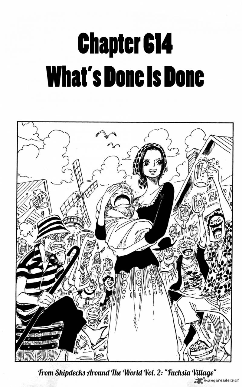 One Piece Chapter 614 Page 1