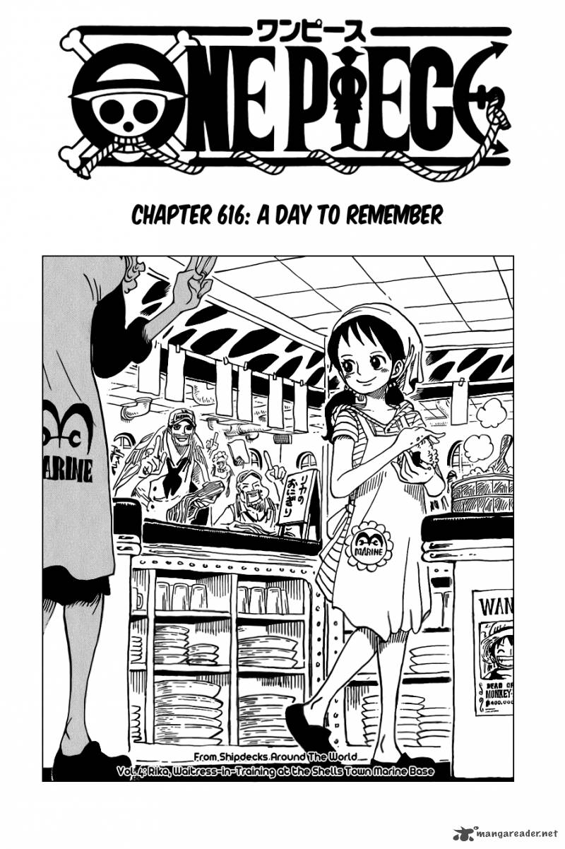 One Piece Chapter 616 Page 1