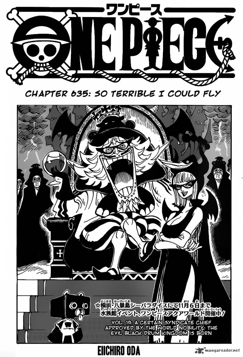 One Piece Chapter 635 Page 1