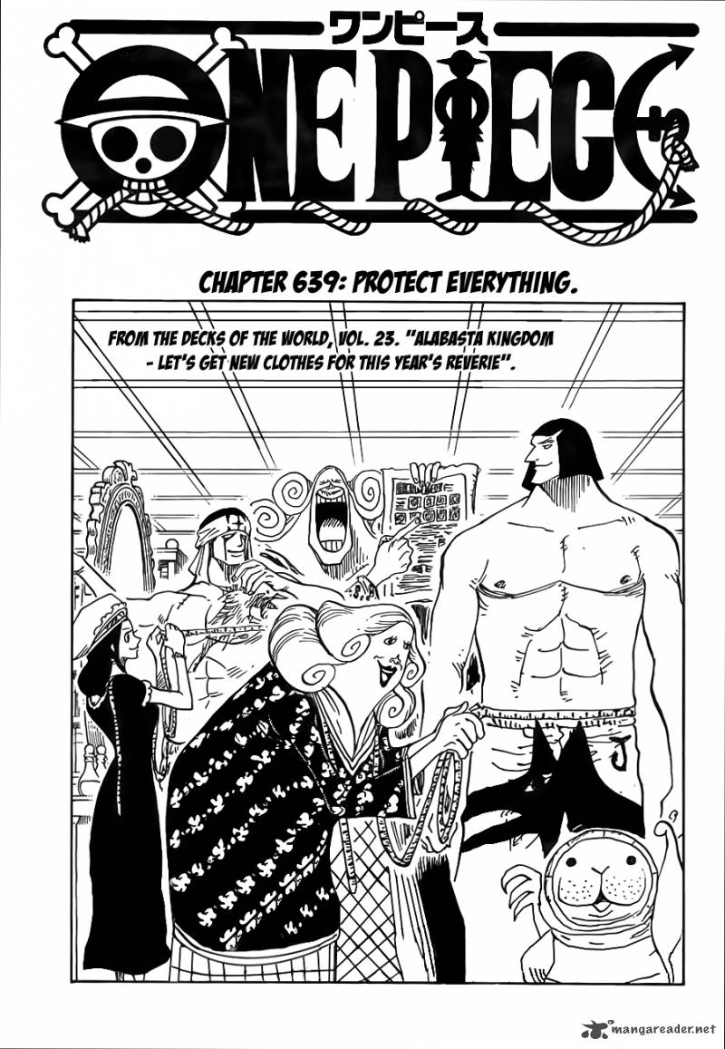 One Piece Chapter 639 Page 1