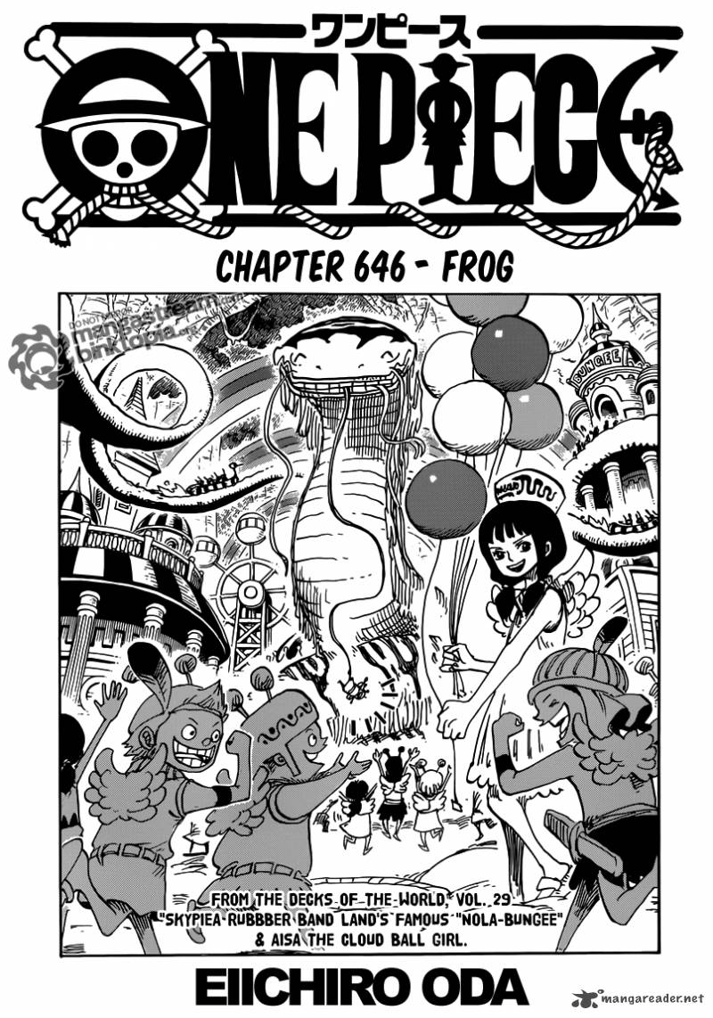 One Piece Chapter 646 Page 1