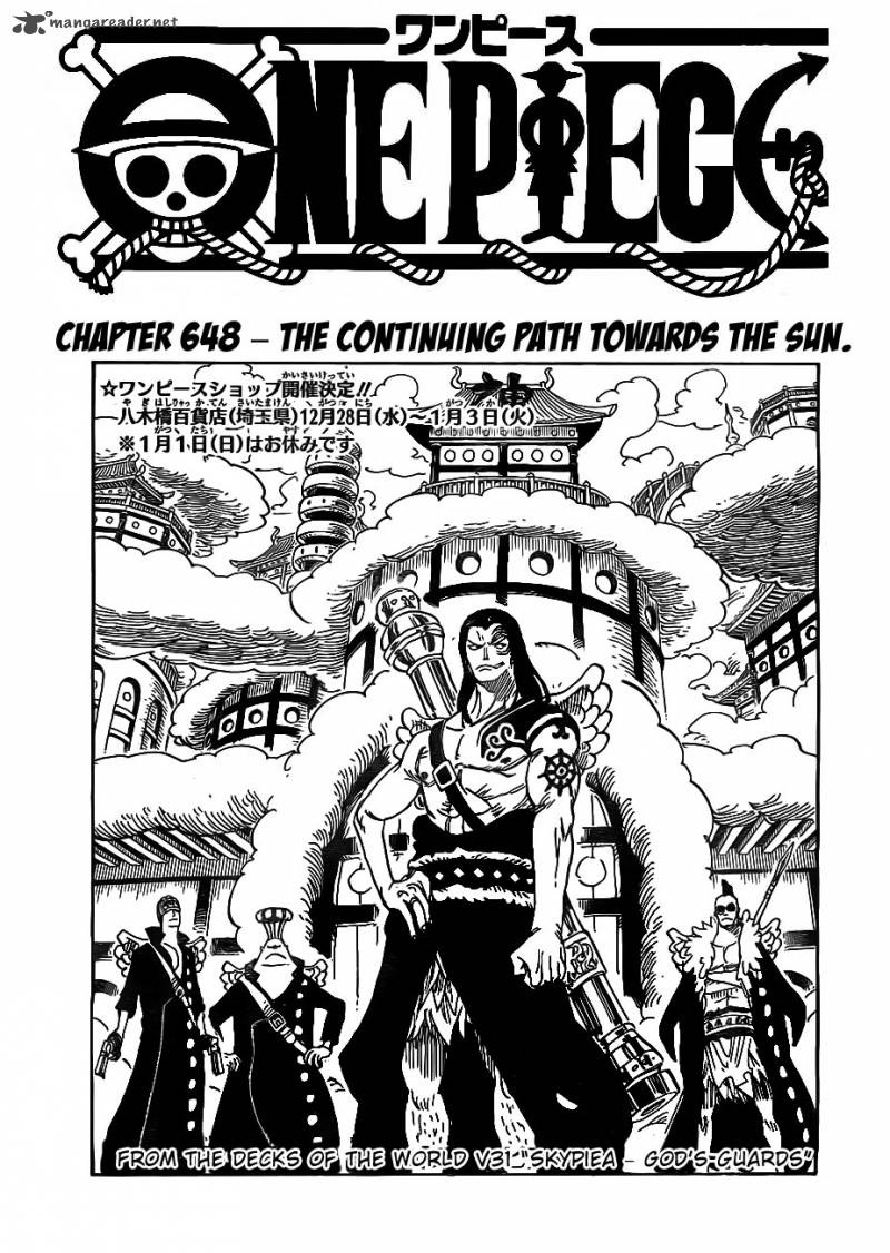 One Piece Chapter 648 Page 1