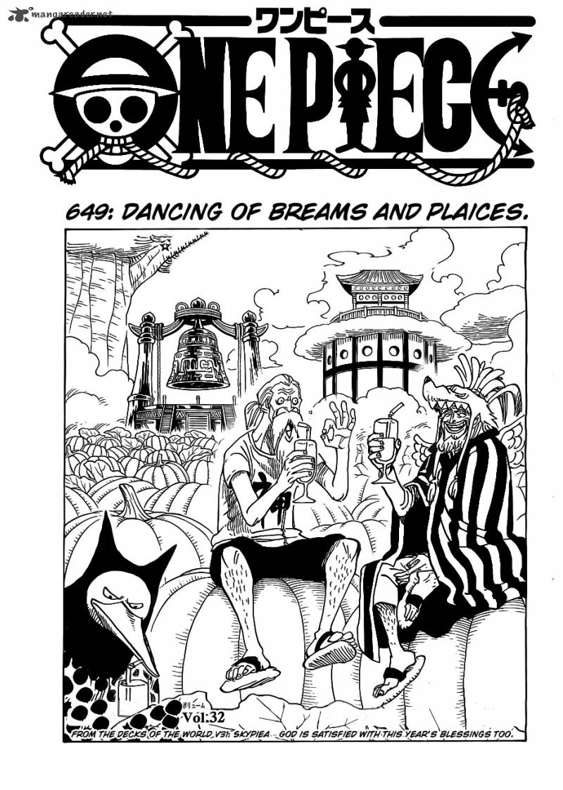 One Piece Chapter 649 Page 1