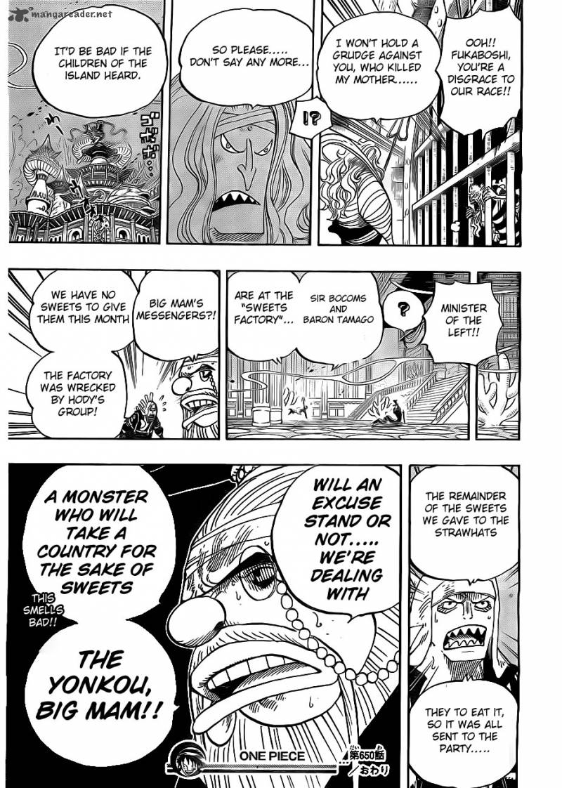 One Piece Chapter 650 Page 17