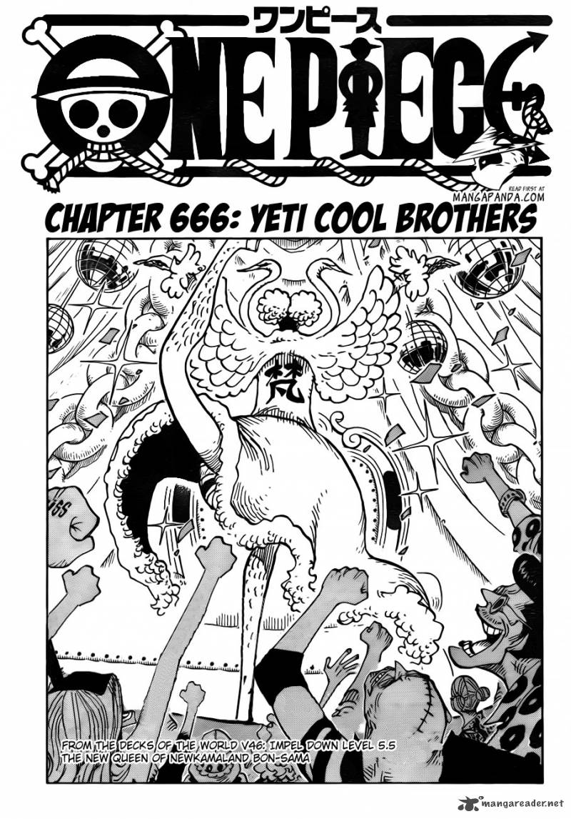 One Piece Chapter 666 Page 1