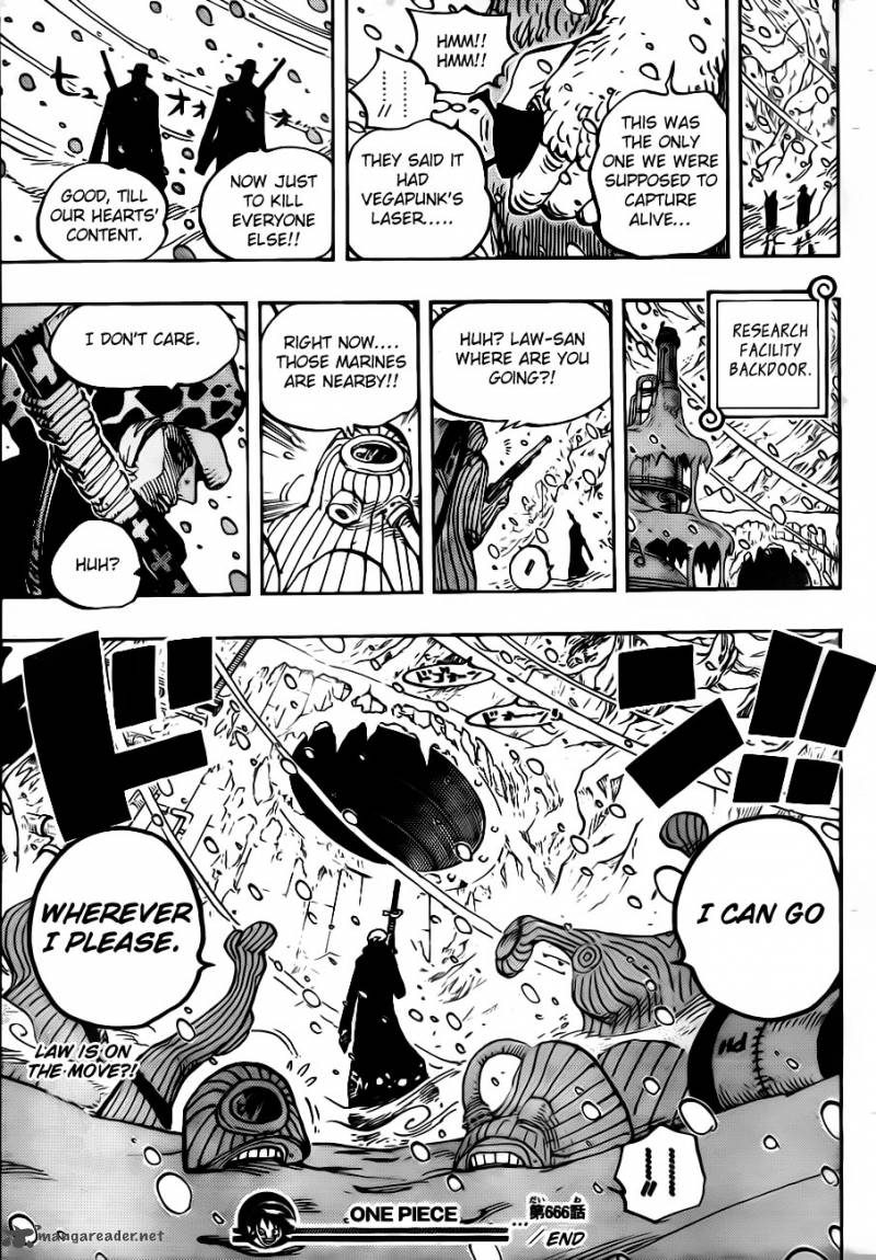 One Piece Chapter 666 Page 17