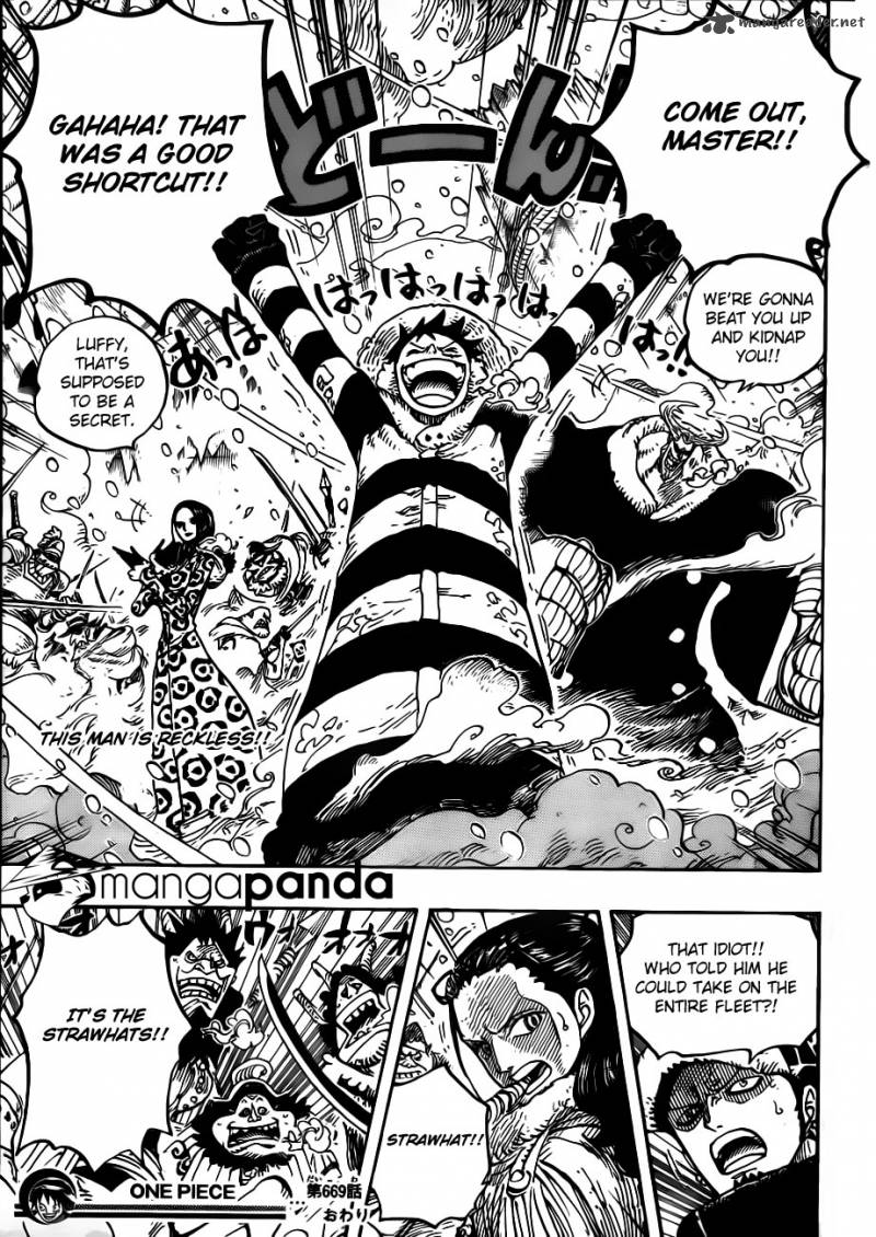 One Piece Chapter 669 Page 17