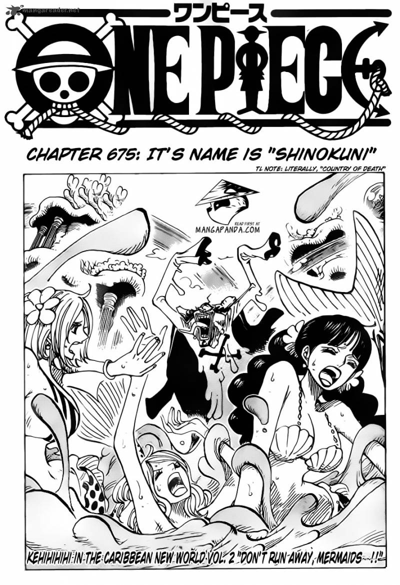 One Piece Chapter 675 Page 1