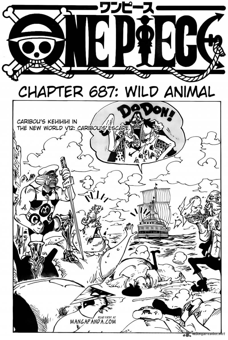 One Piece Chapter 687 Page 3