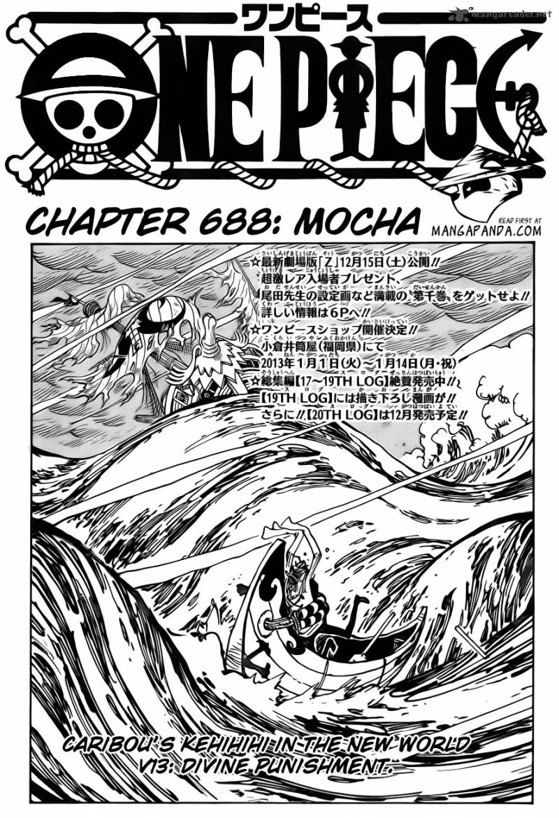 One Piece Chapter 688 Page 3