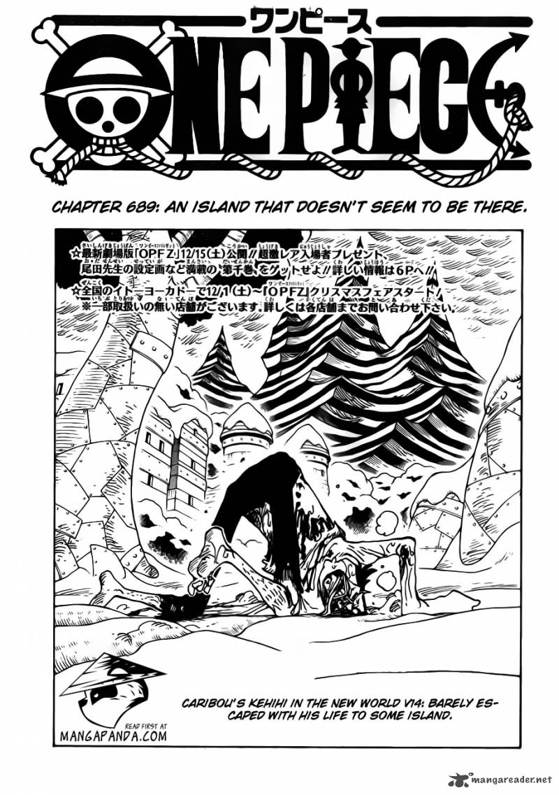 One Piece Chapter 689 Page 3