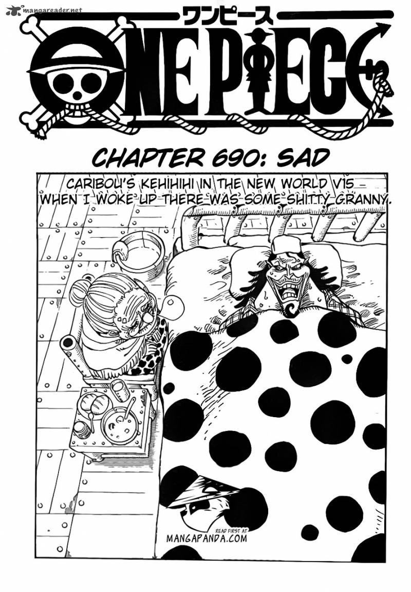 One Piece Chapter 690 Page 3