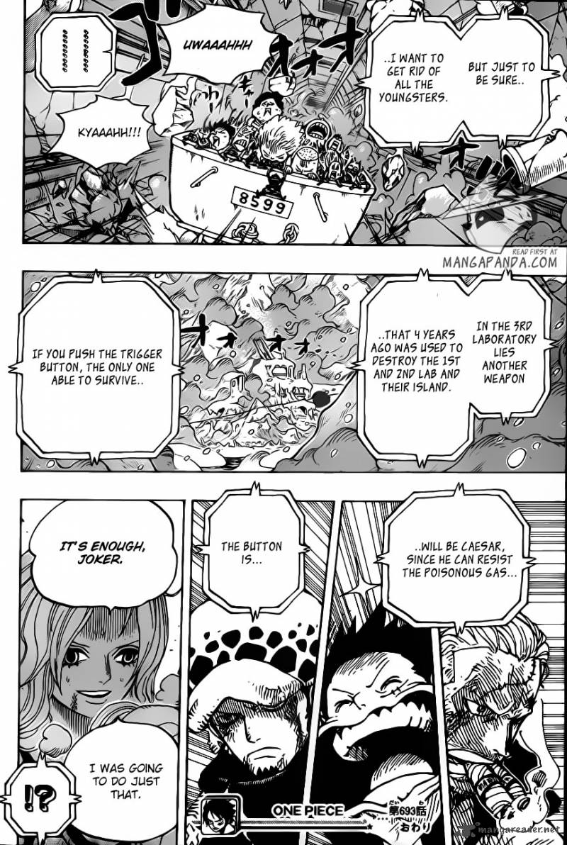 One Piece Chapter 693 Page 18