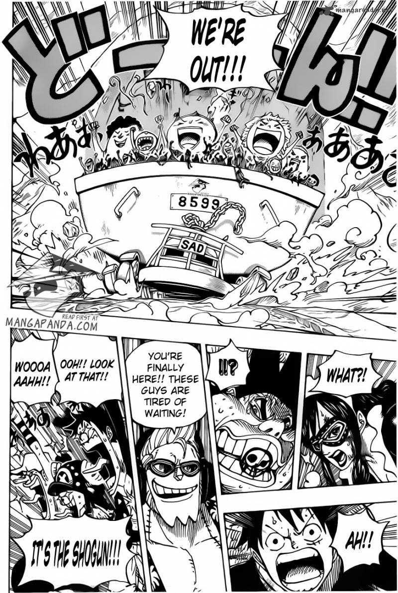 One Piece Chapter 695 Page 9