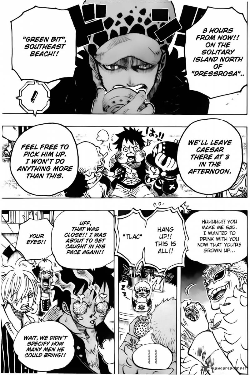 One Piece Chapter 700 Page 10