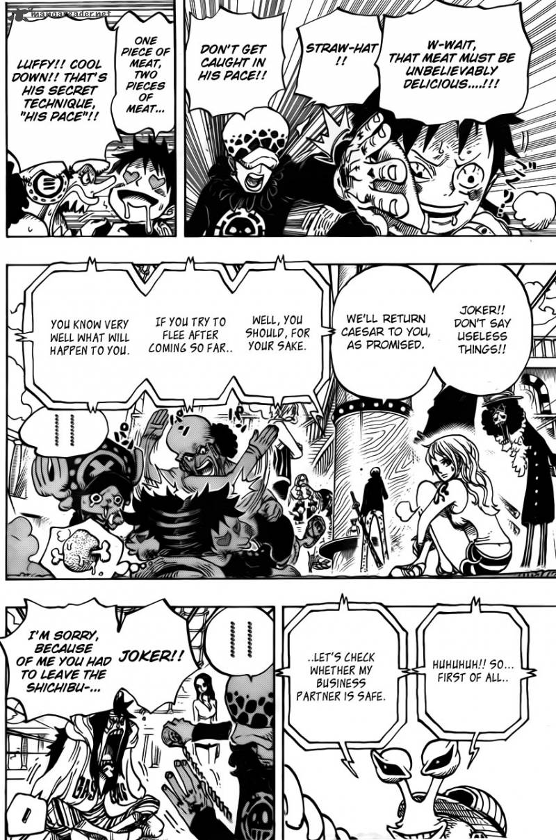 One Piece Chapter 700 Page 9