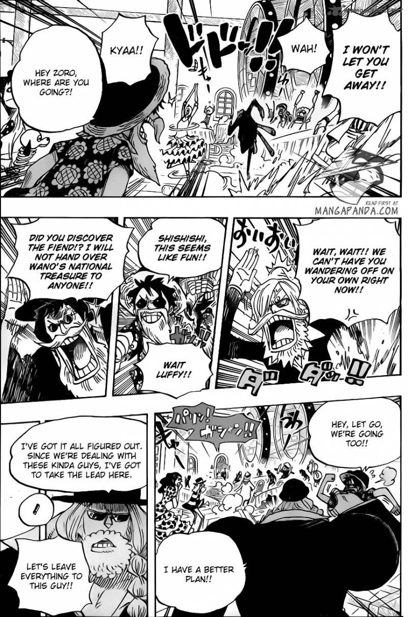 One Piece Chapter 702 Page 9