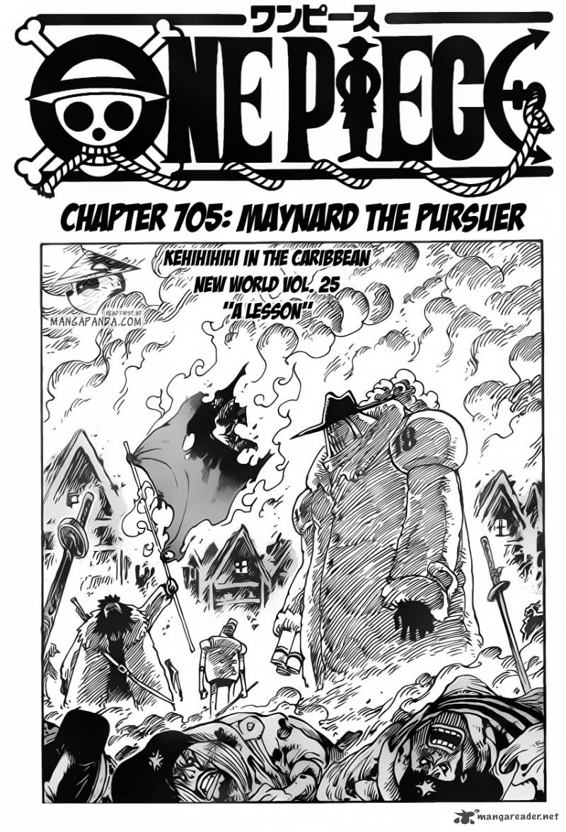 One Piece Chapter 705 Page 2