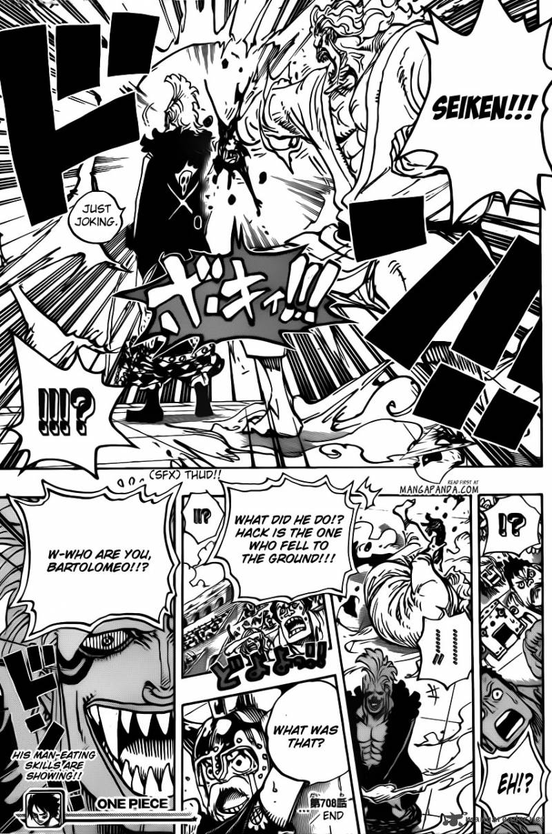 One Piece Chapter 708 Page 17