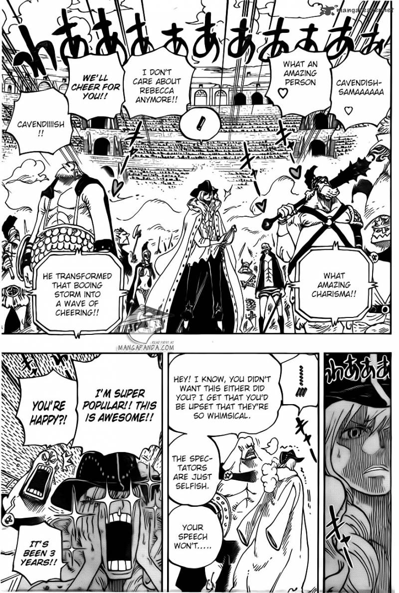 One Piece Chapter 722 Page 9