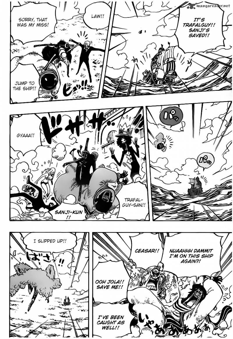 One Piece Chapter 724 Page 10