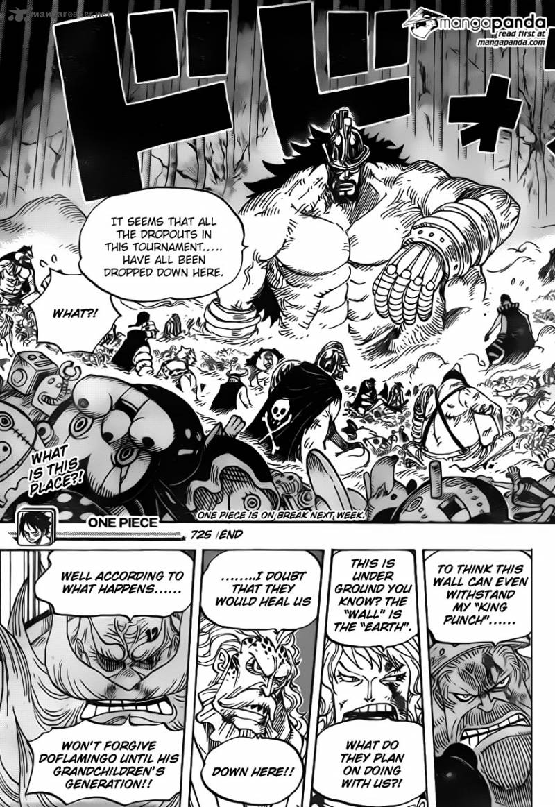 One Piece Chapter 725 Page 19