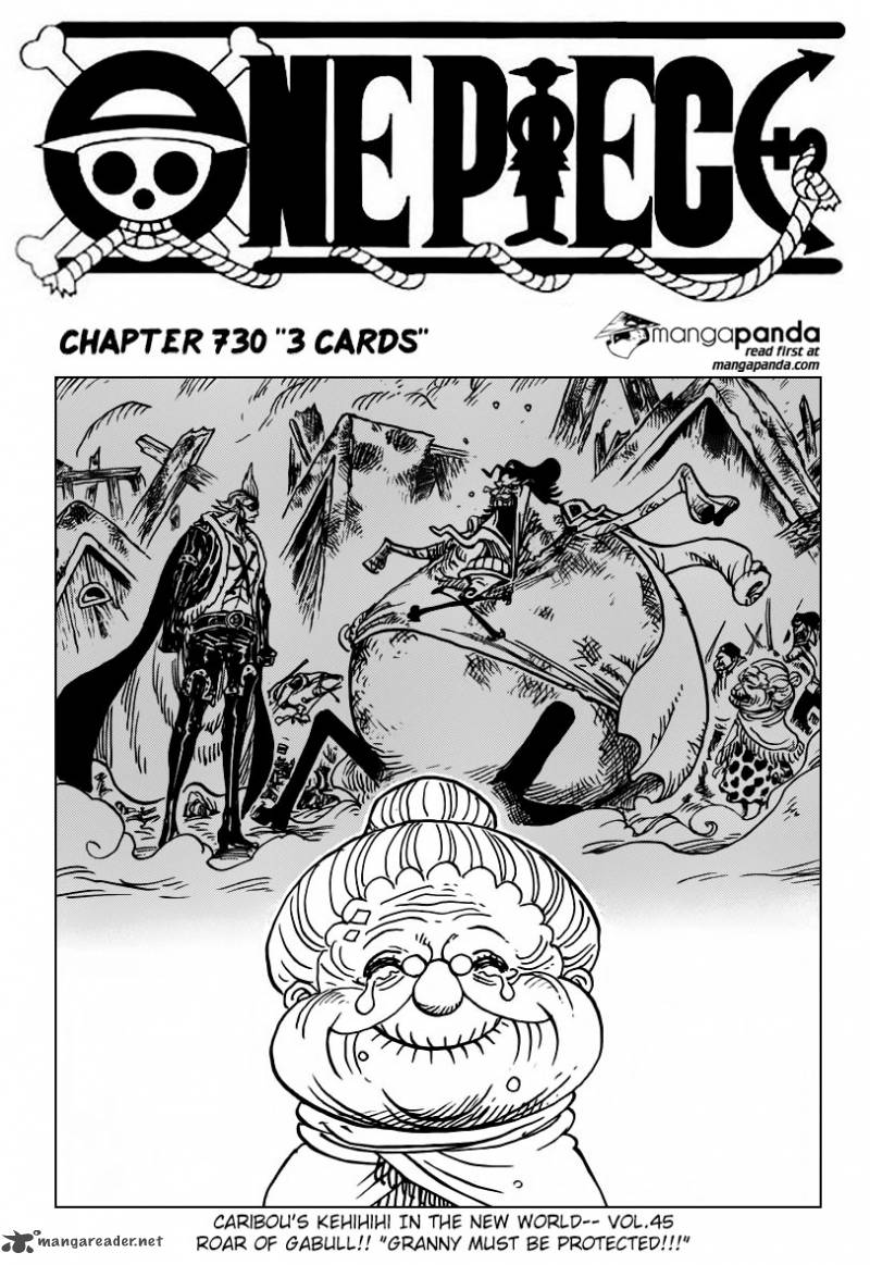 One Piece Chapter 730 Page 3