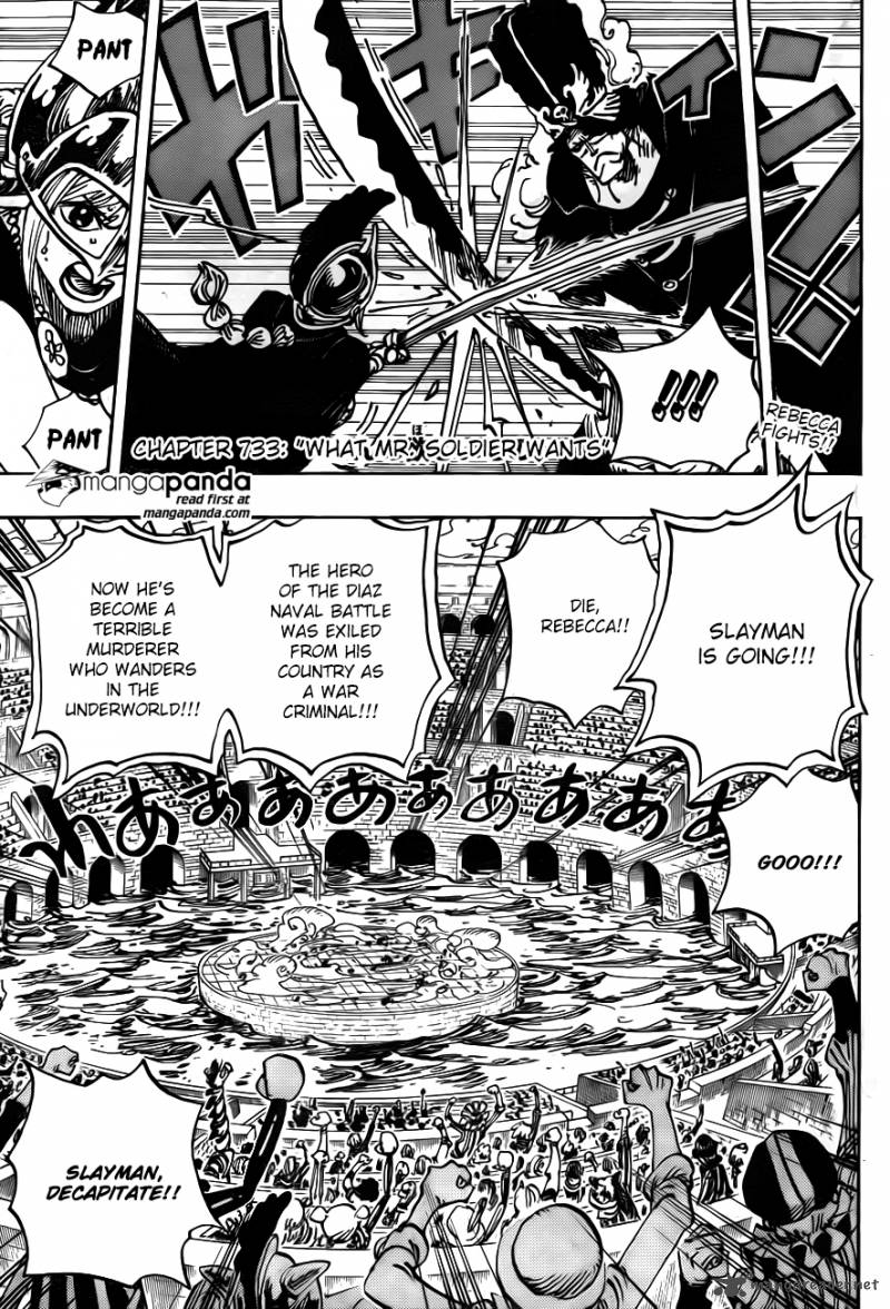 One Piece Chapter 733 Page 2