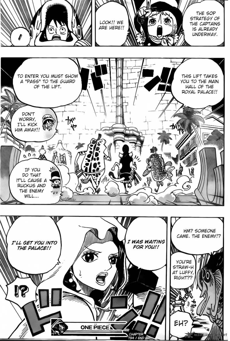 One Piece Chapter 734 Page 20