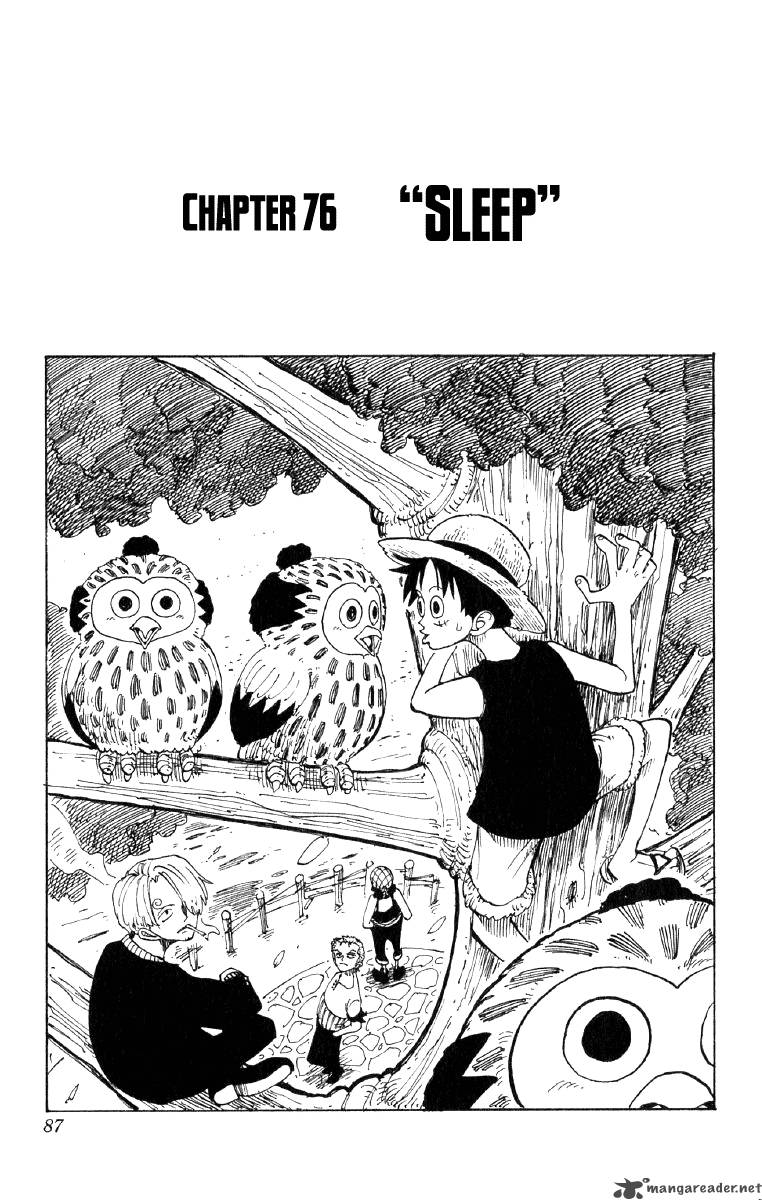 One Piece Chapter 76 Page 1
