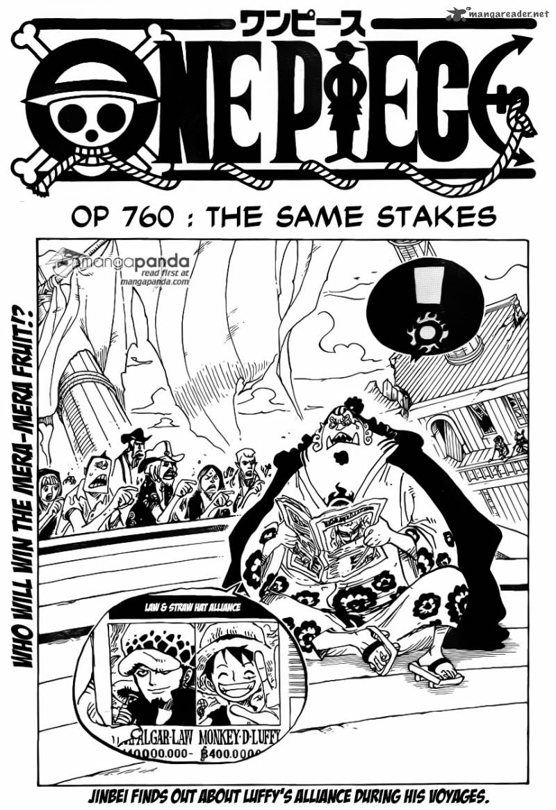 One Piece Chapter 760 Page 1