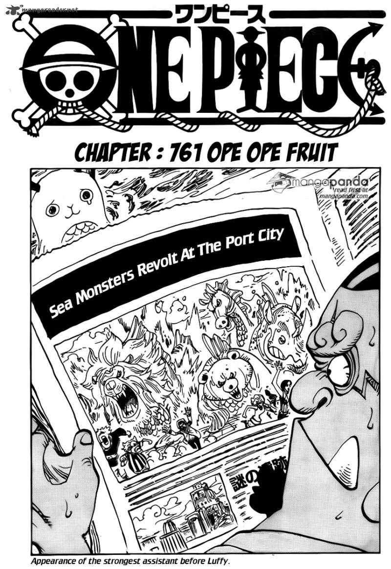 One Piece Chapter 761 Page 1