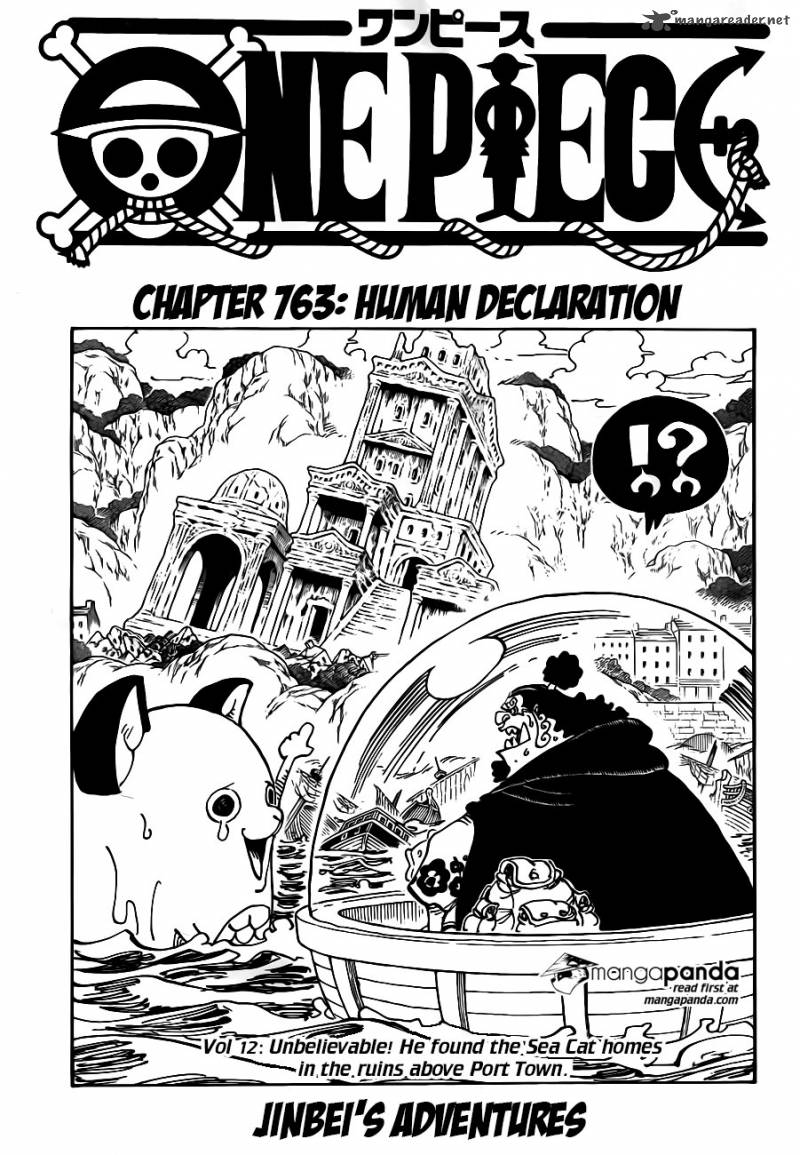 One Piece Chapter 763 Page 1