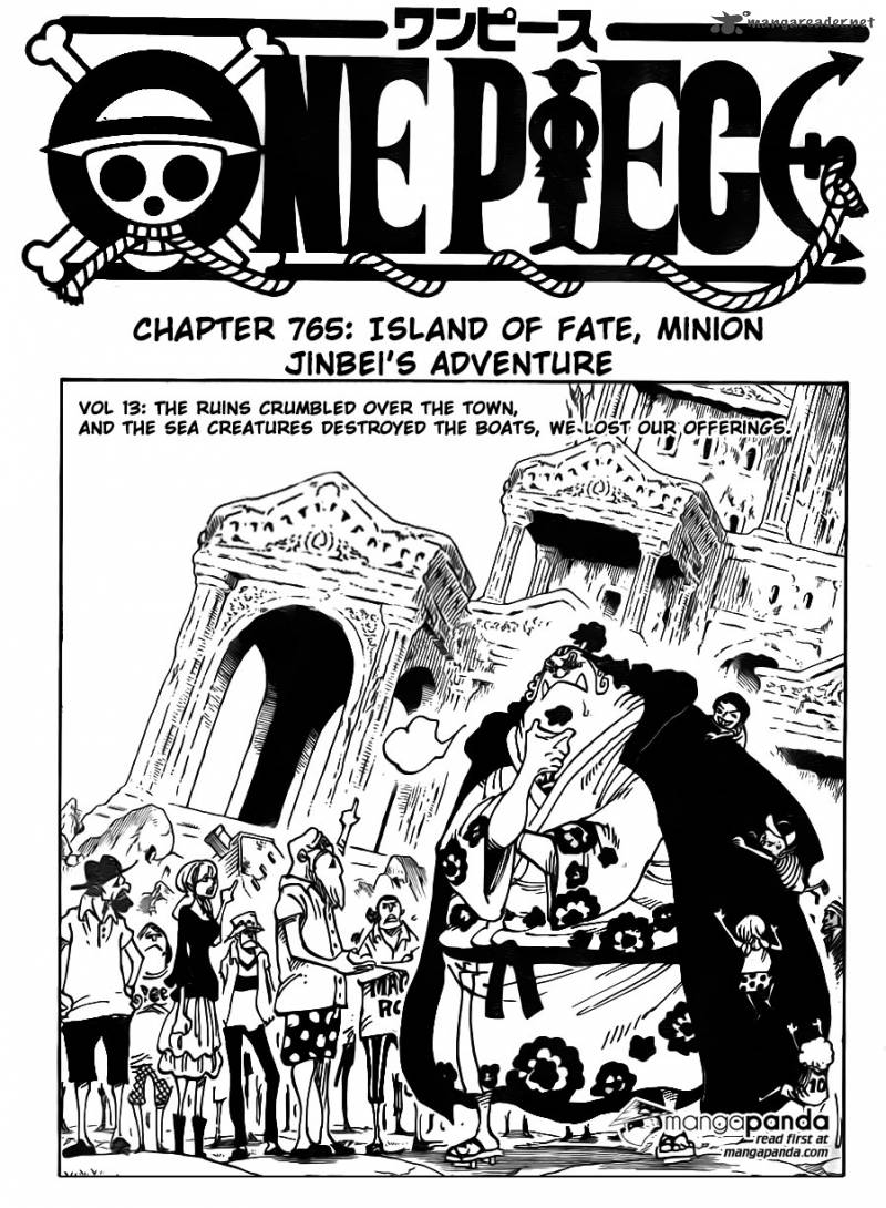 One Piece Chapter 765 Page 1