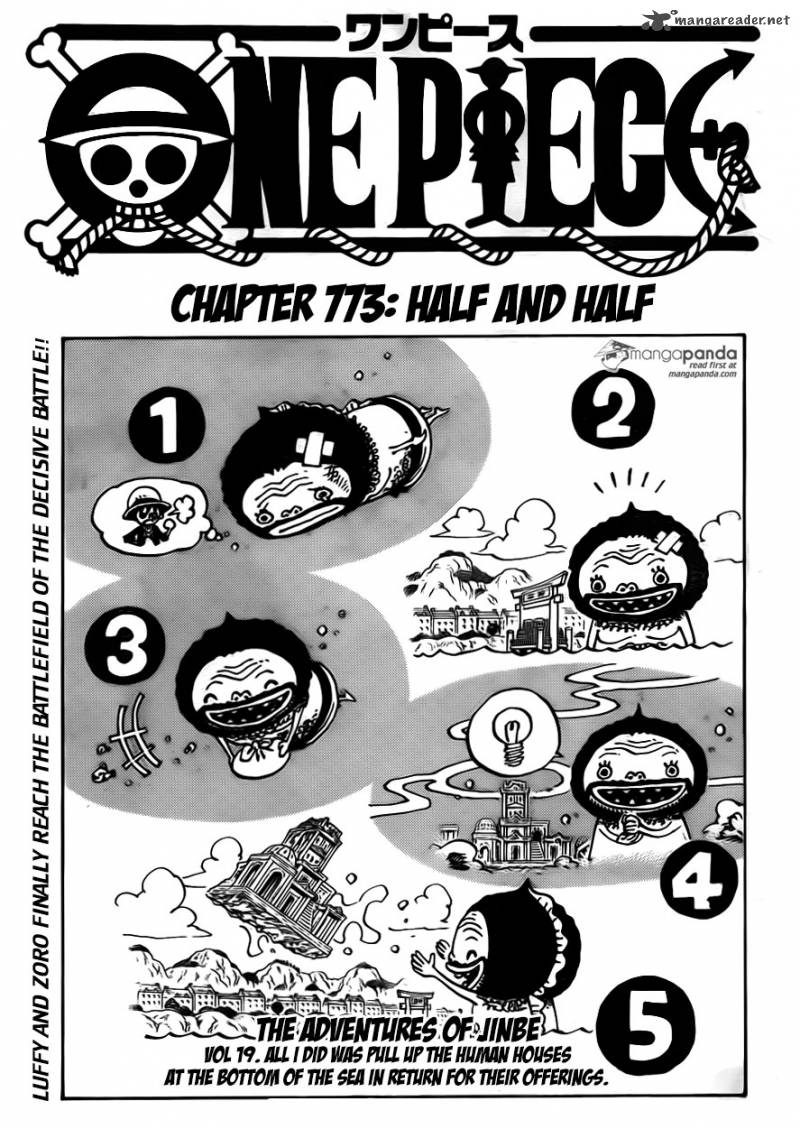 One Piece Chapter 773 Page 1