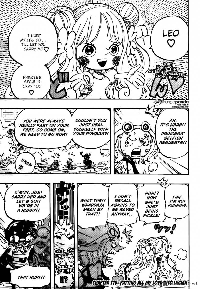 One Piece Chapter 775 Page 3