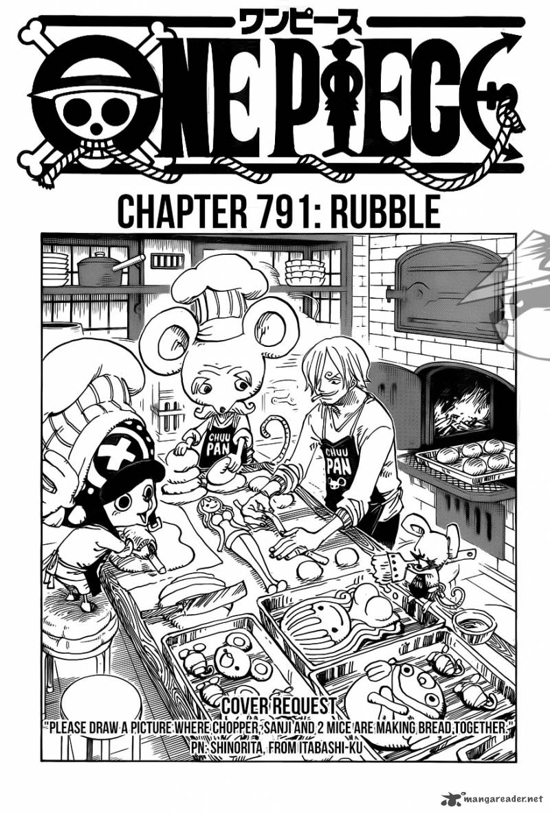 One Piece Chapter 791 Page 1