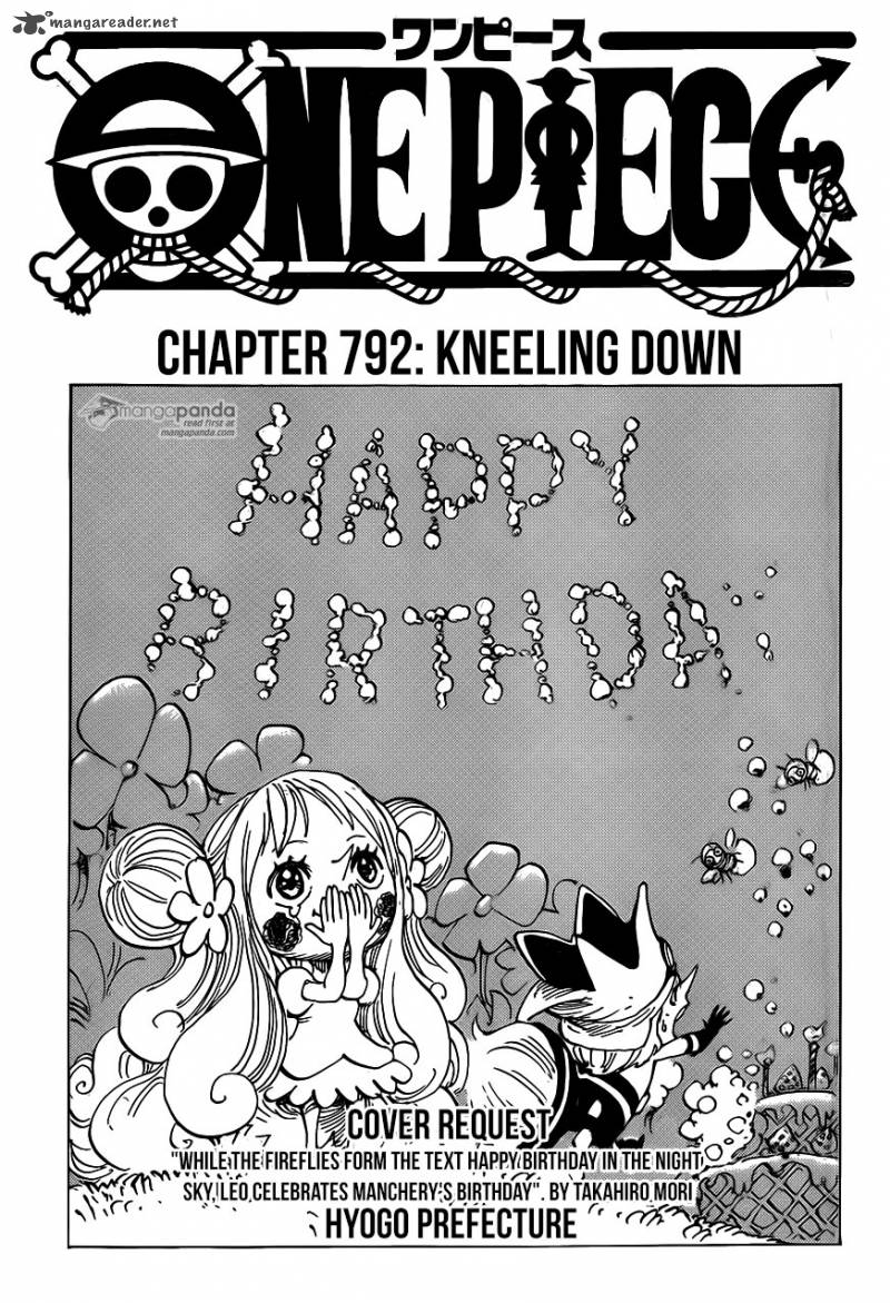 One Piece Chapter 792 Page 1