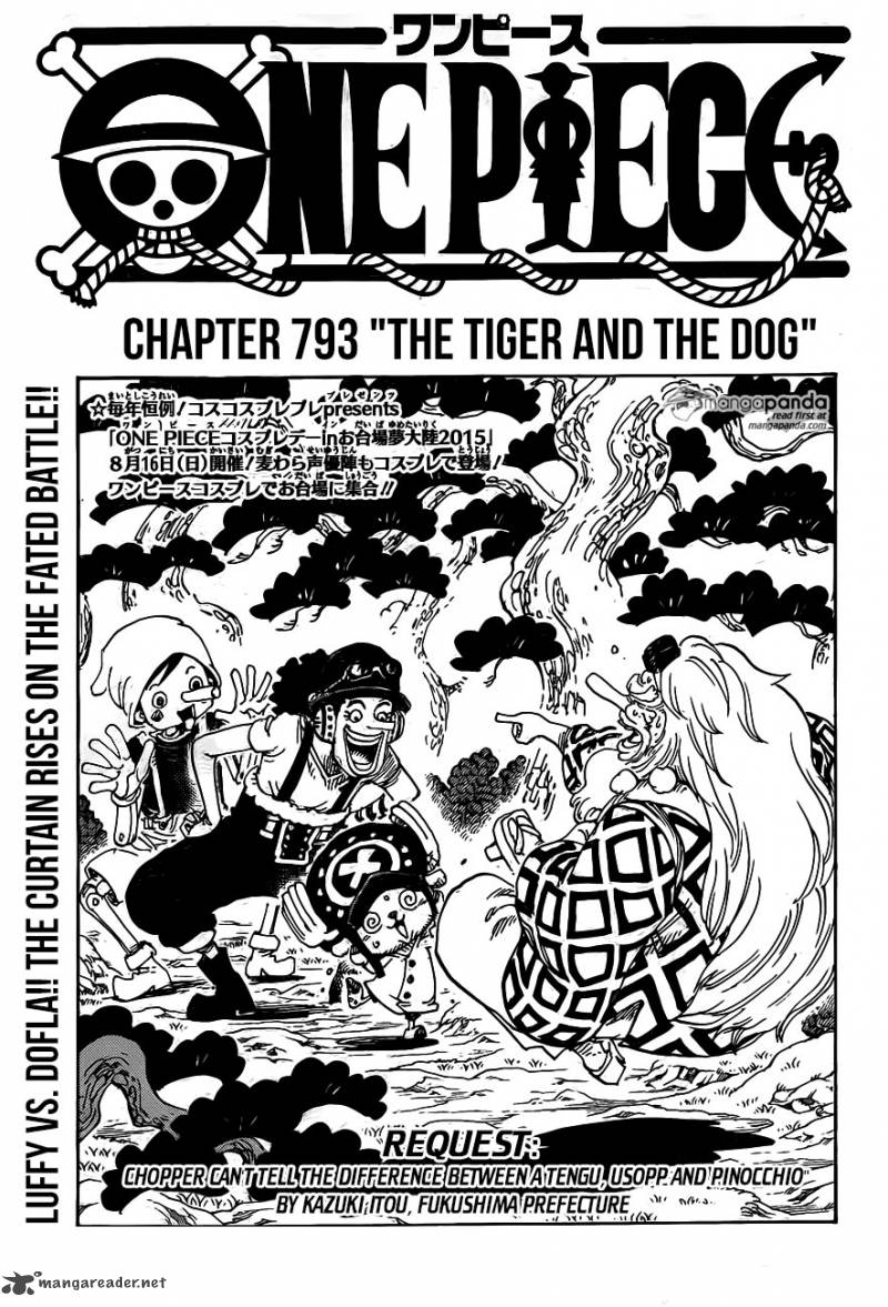 One Piece Chapter 793 Page 1