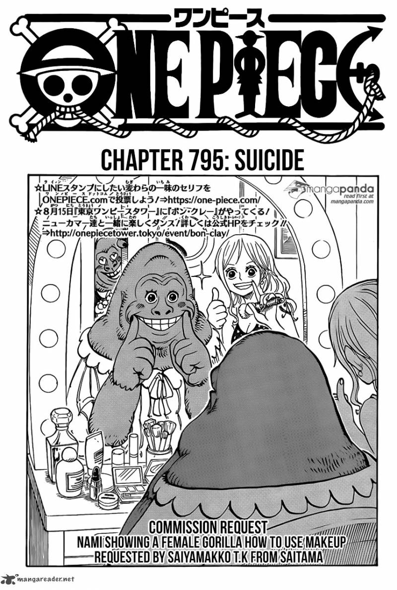 One Piece Chapter 795 Page 1