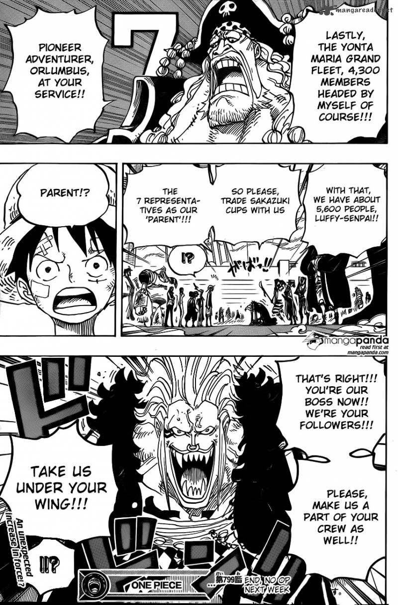 One Piece Chapter 799 Page 14