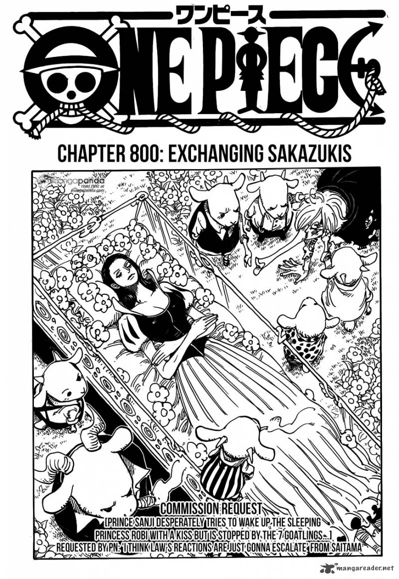 One Piece Chapter 800 Page 1