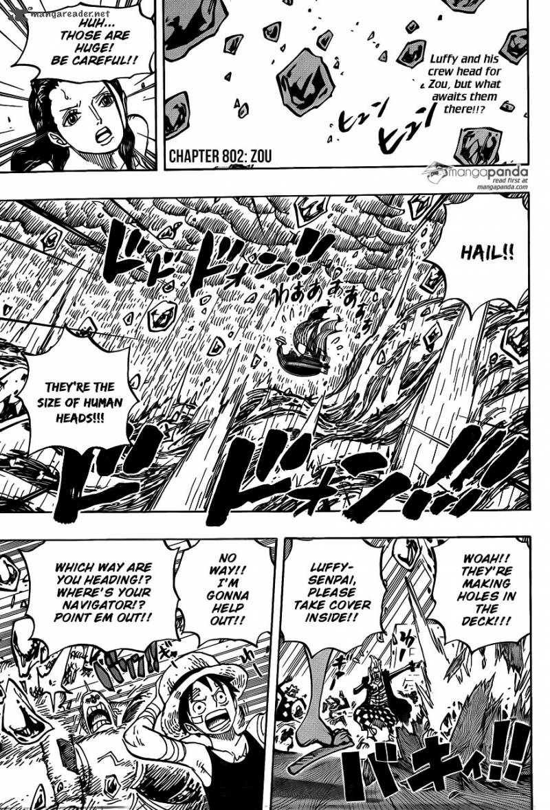 One Piece Chapter 802 Page 3